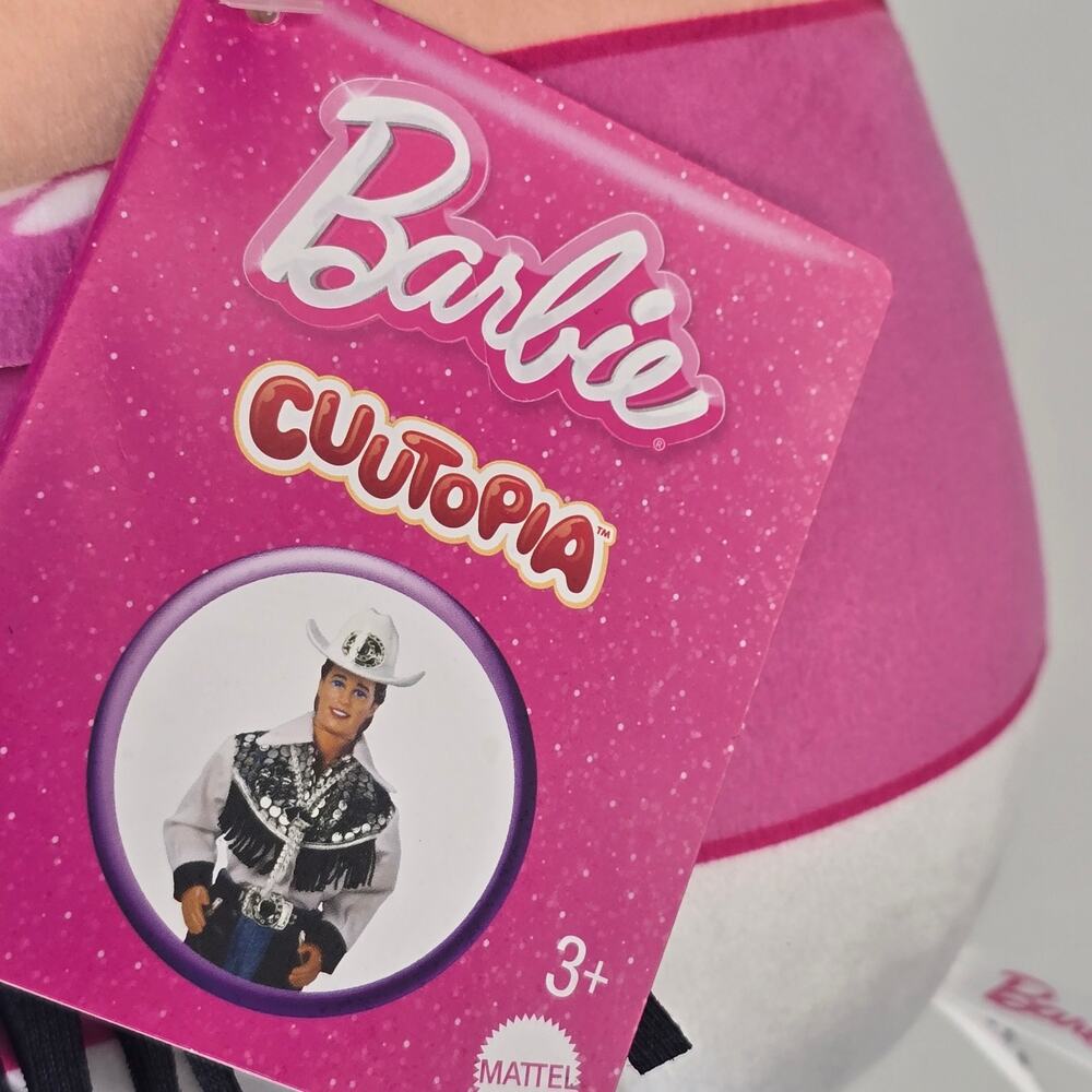 Squishmallows Barbie Movie Collaboration Mattel Western Cowboy‎ Ken Plush Pink - Picture 8 of 9